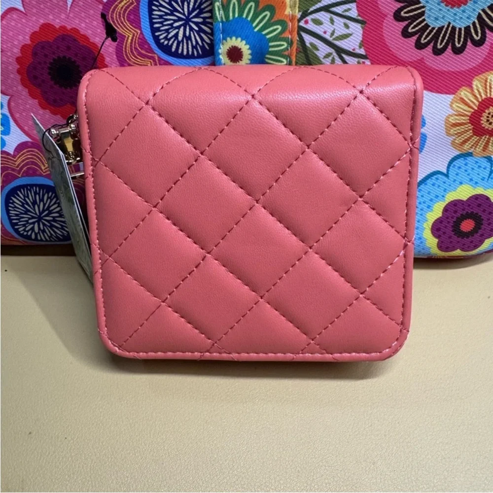 Badgley Mischka Coral Quilted
Women's Wallet NWT - Picture 3 of 10